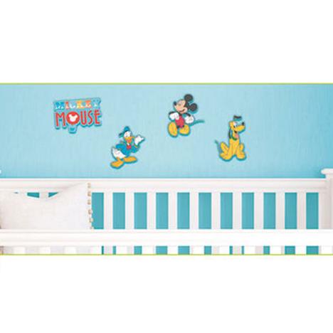 Mickey & Friends Foam Wall Sticker Set (Pack of 12) Extra Image 1